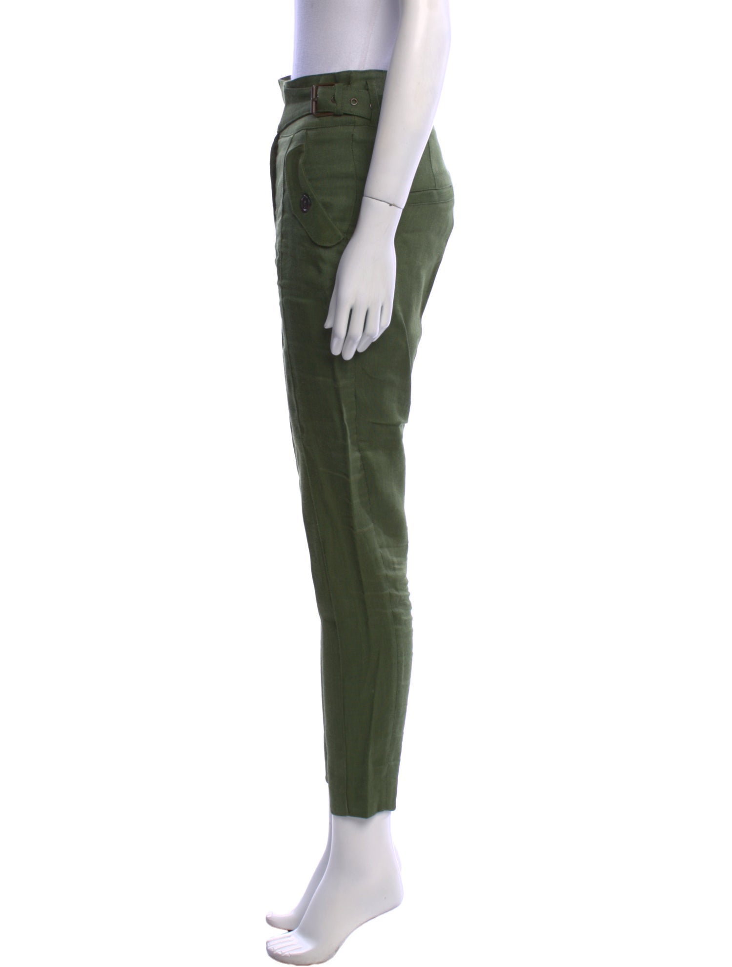 Veronica Beard Linen Skinny Leg Pants