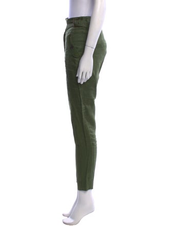 Veronica Beard Linen Skinny Leg Pants