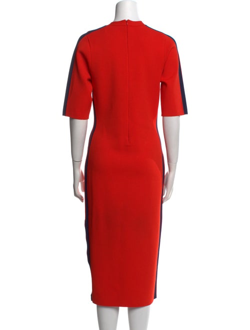 Veronica Beard Crew Neck Midi Length Dress