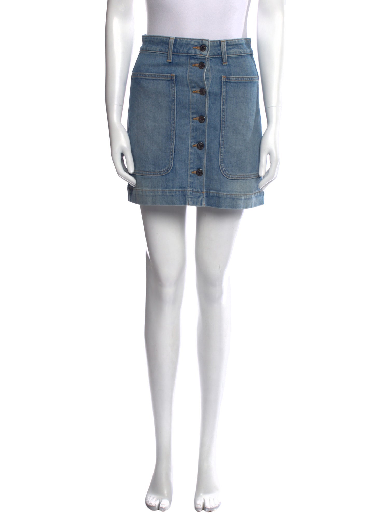 Veronica Beard Distressed Accents Mini Skirt