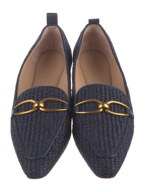 Veronica Beard Raffia Loafers
