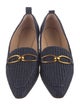 Veronica Beard Raffia Loafers
