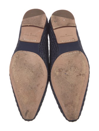 Veronica Beard Raffia Loafers