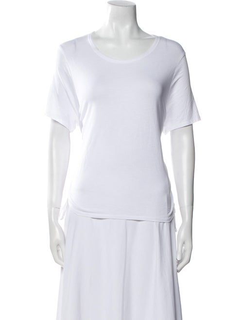 Veronica Beard Scoop Neck Short Sleeve T-Shirt