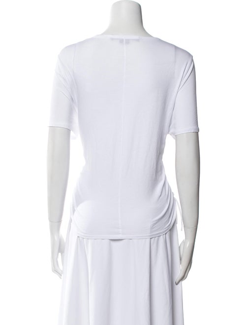 Veronica Beard Scoop Neck Short Sleeve T-Shirt