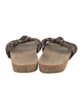 Veronica Beard Animal Print Slides