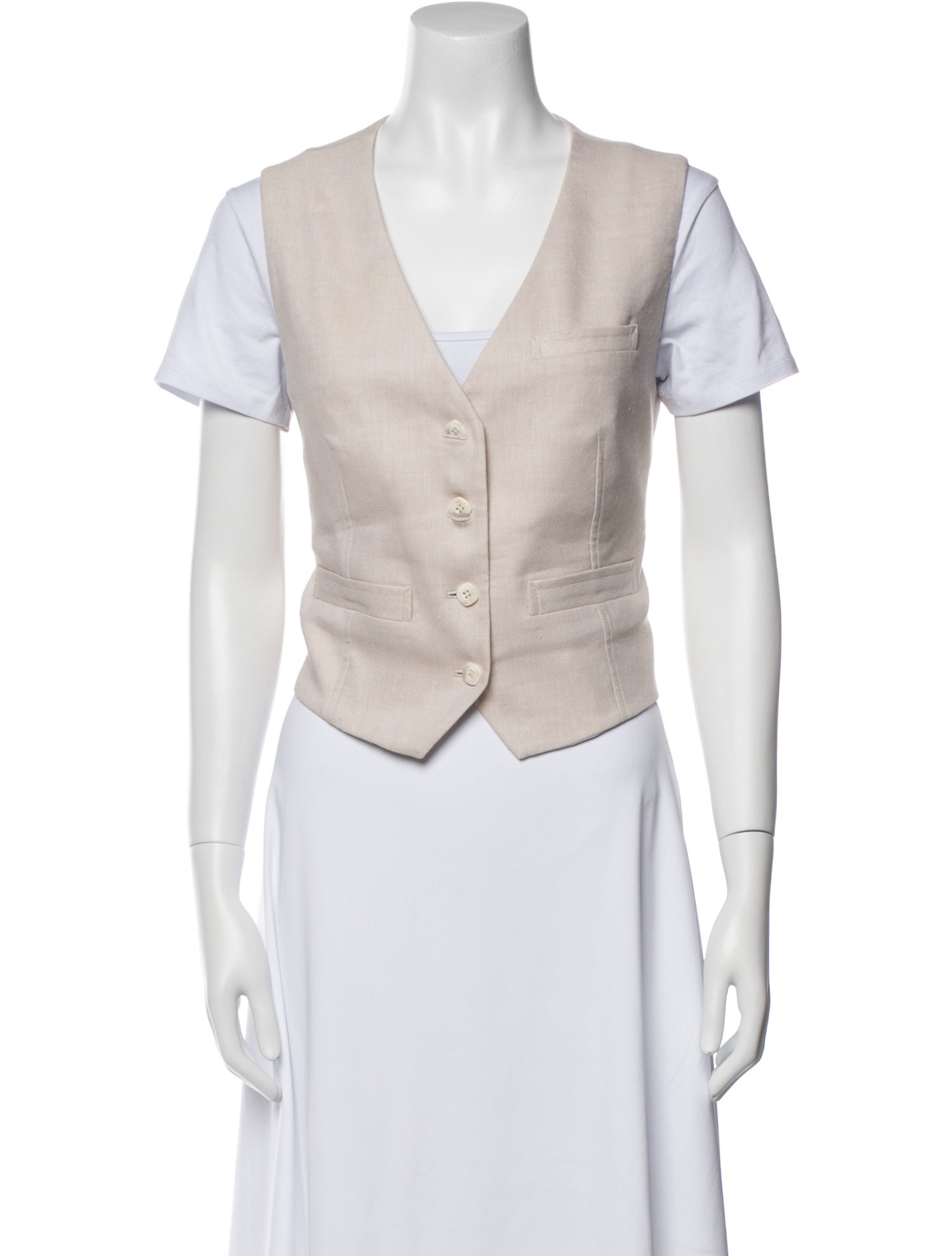Veronica Beard Linen Vest