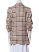Veronica Beard Plaid Print Blazer