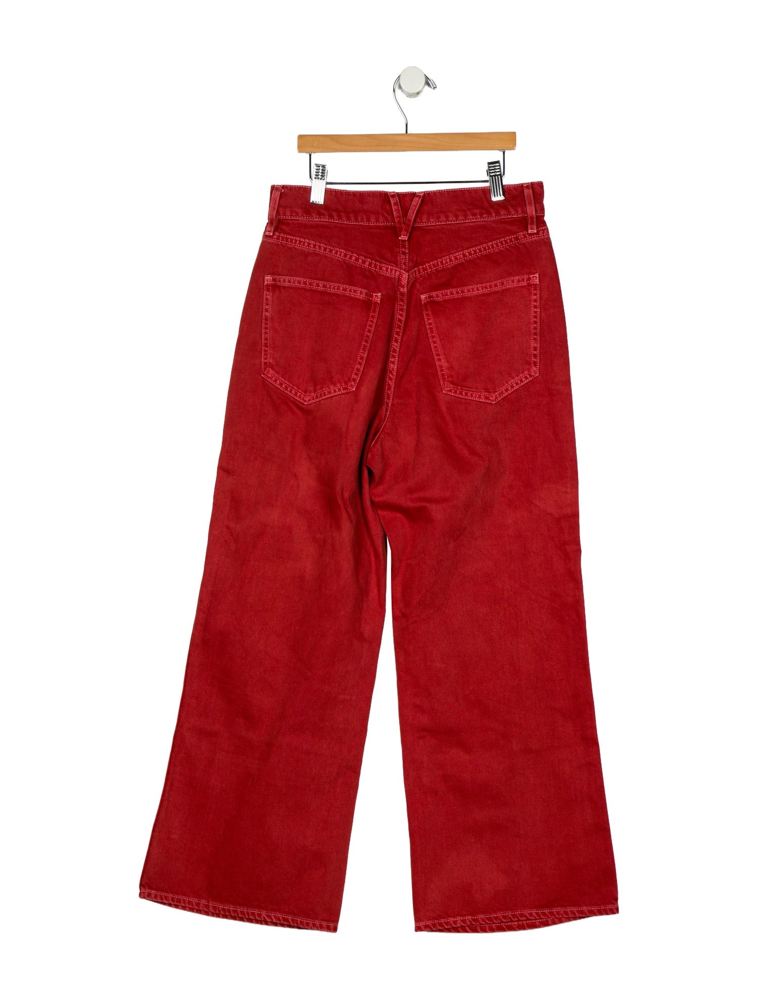 Veronica Beard High-Rise Wide Leg Jeans