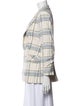 Veronica Beard Plaid Print Blazer