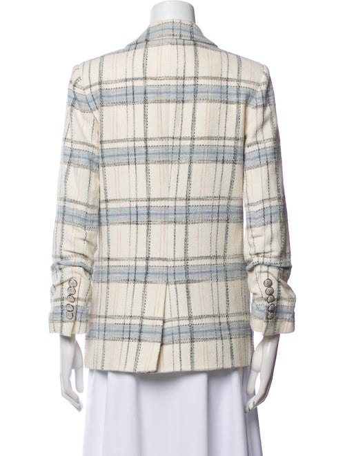 Veronica Beard Plaid Print Blazer