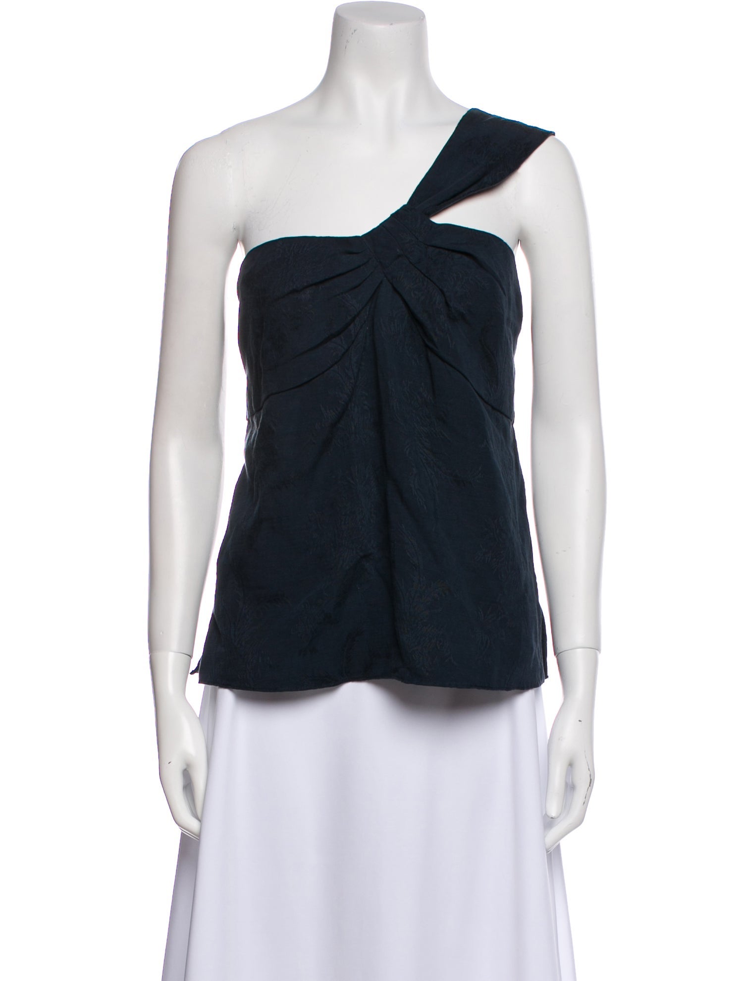 Veronica Beard One-Shoulder Sleeveless Top