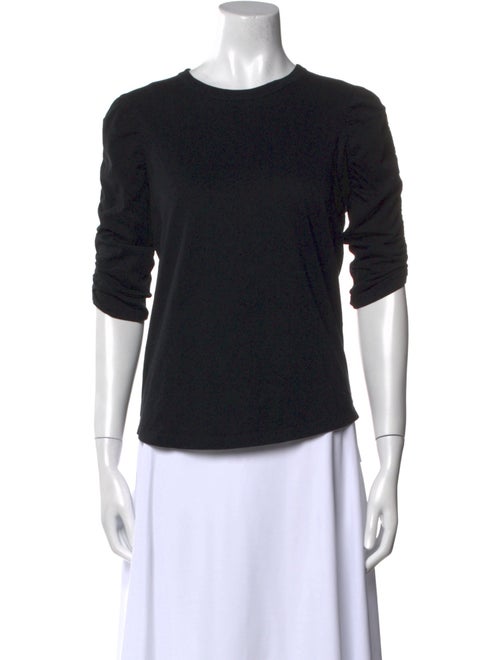 Veronica Beard Crew Neck Three-Quarter Sleeve T-Shirt