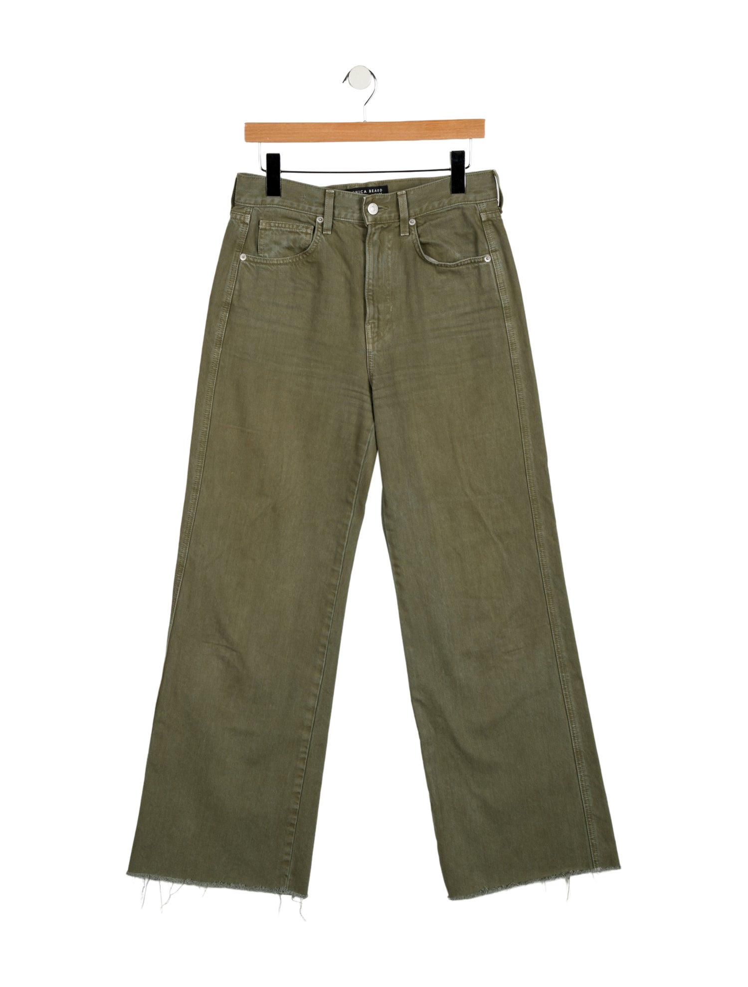 Veronica Beard High-Rise Wide Leg Jeans