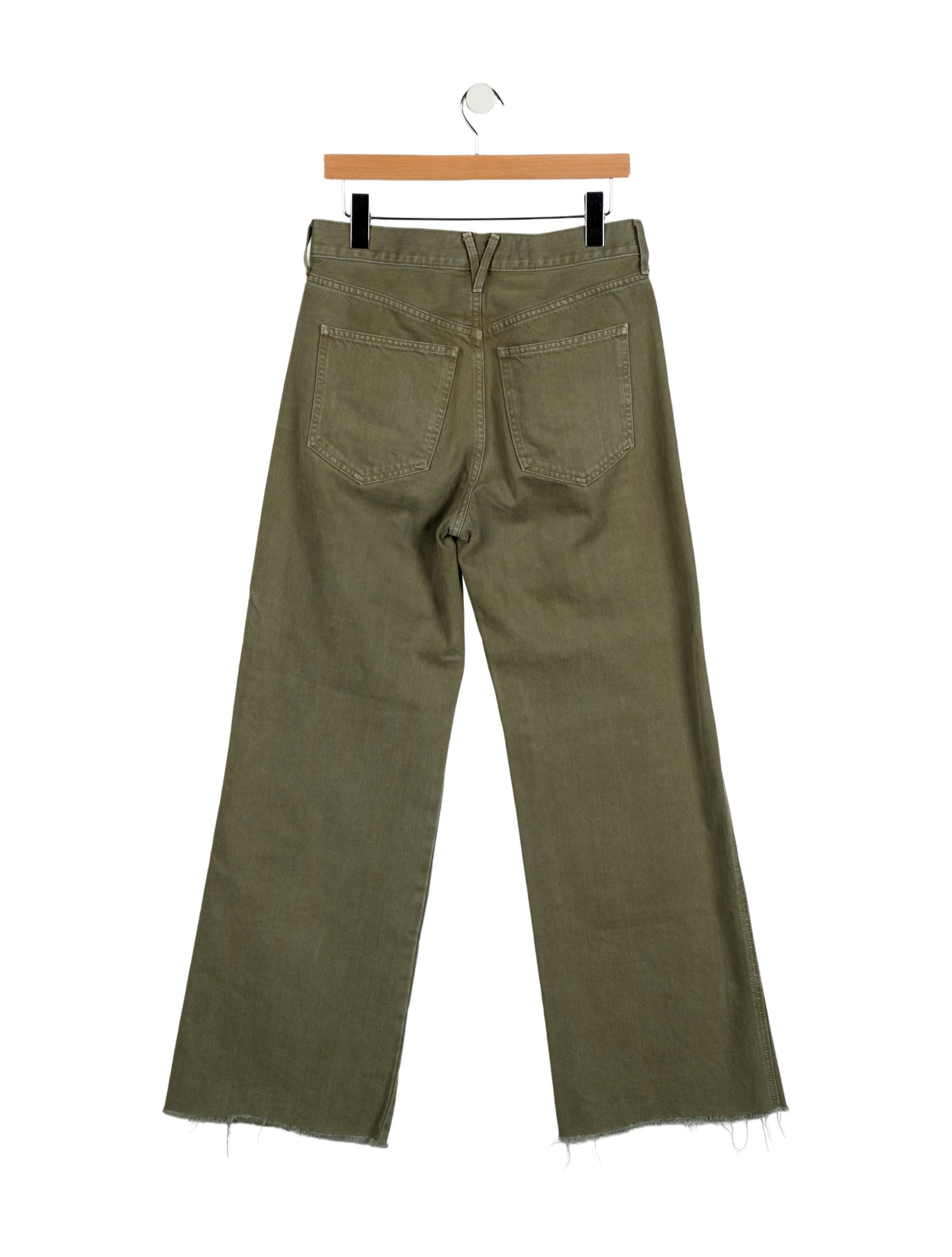 Veronica Beard High-Rise Wide Leg Jeans