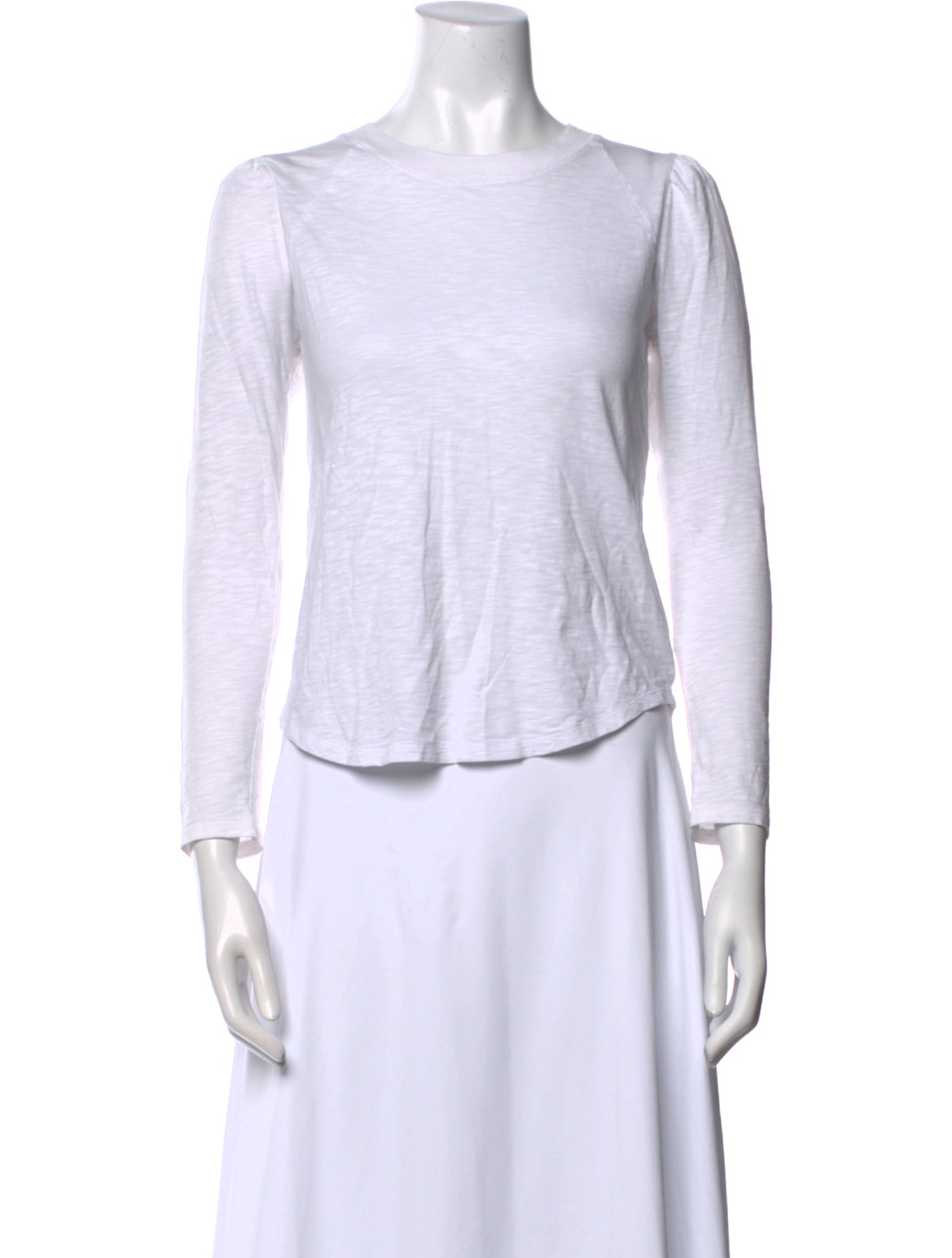 Veronica Beard Bateau Neckline Three-Quarter Sleeve Top