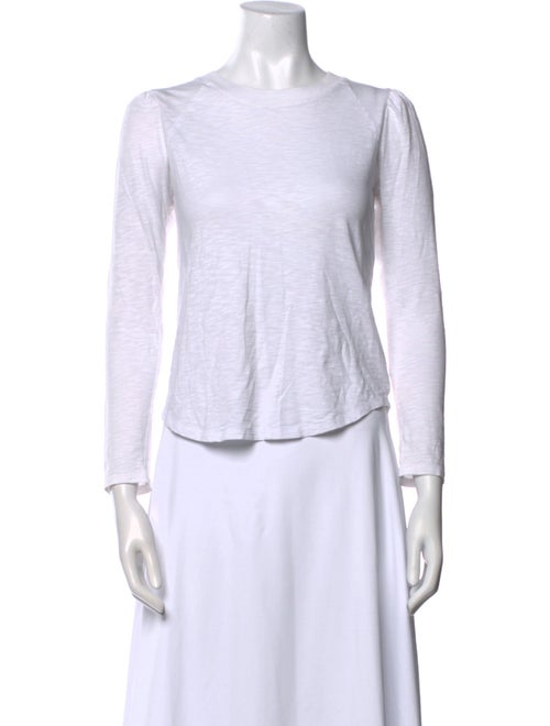 Veronica Beard Bateau Neckline Three-Quarter Sleeve Top