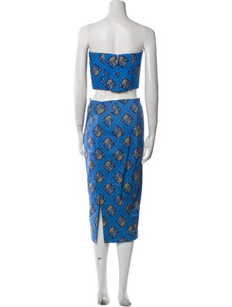 Veronica Beard Printed Skirt Set