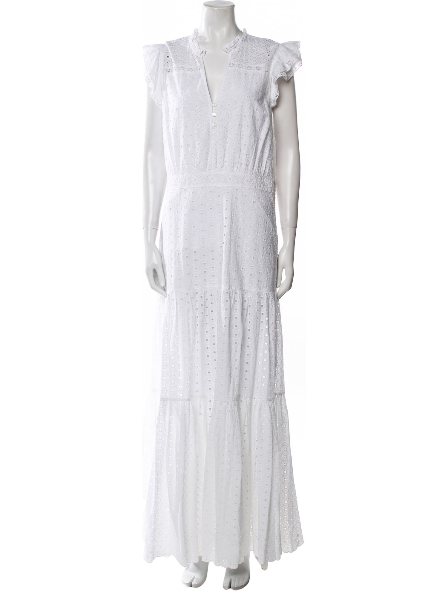 Veronica Beard V-Neck Long Dress w/ Tags