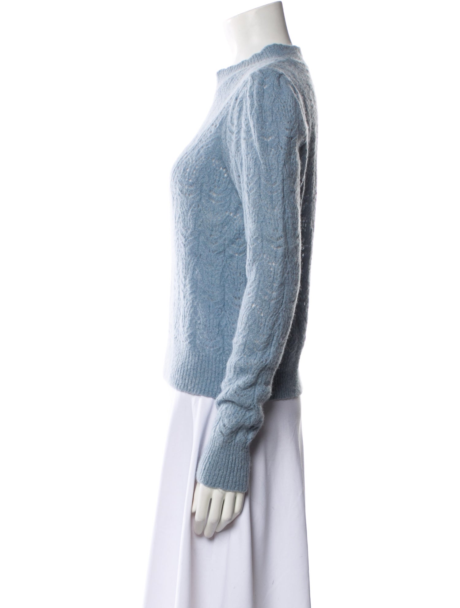 Veronica Beard Baby Alpaca Crew Neck Sweater