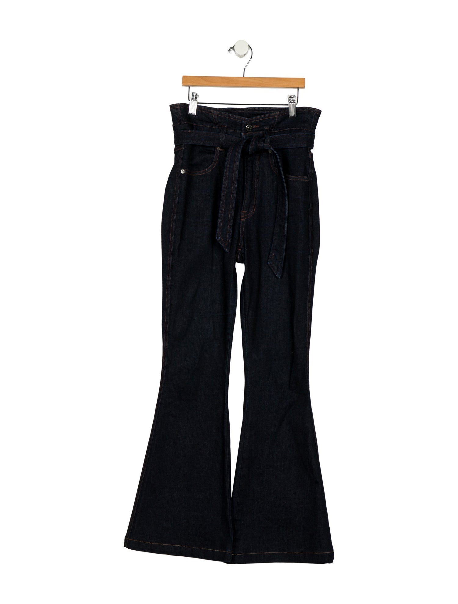Veronica Beard High-Rise Wide Leg Jeans
