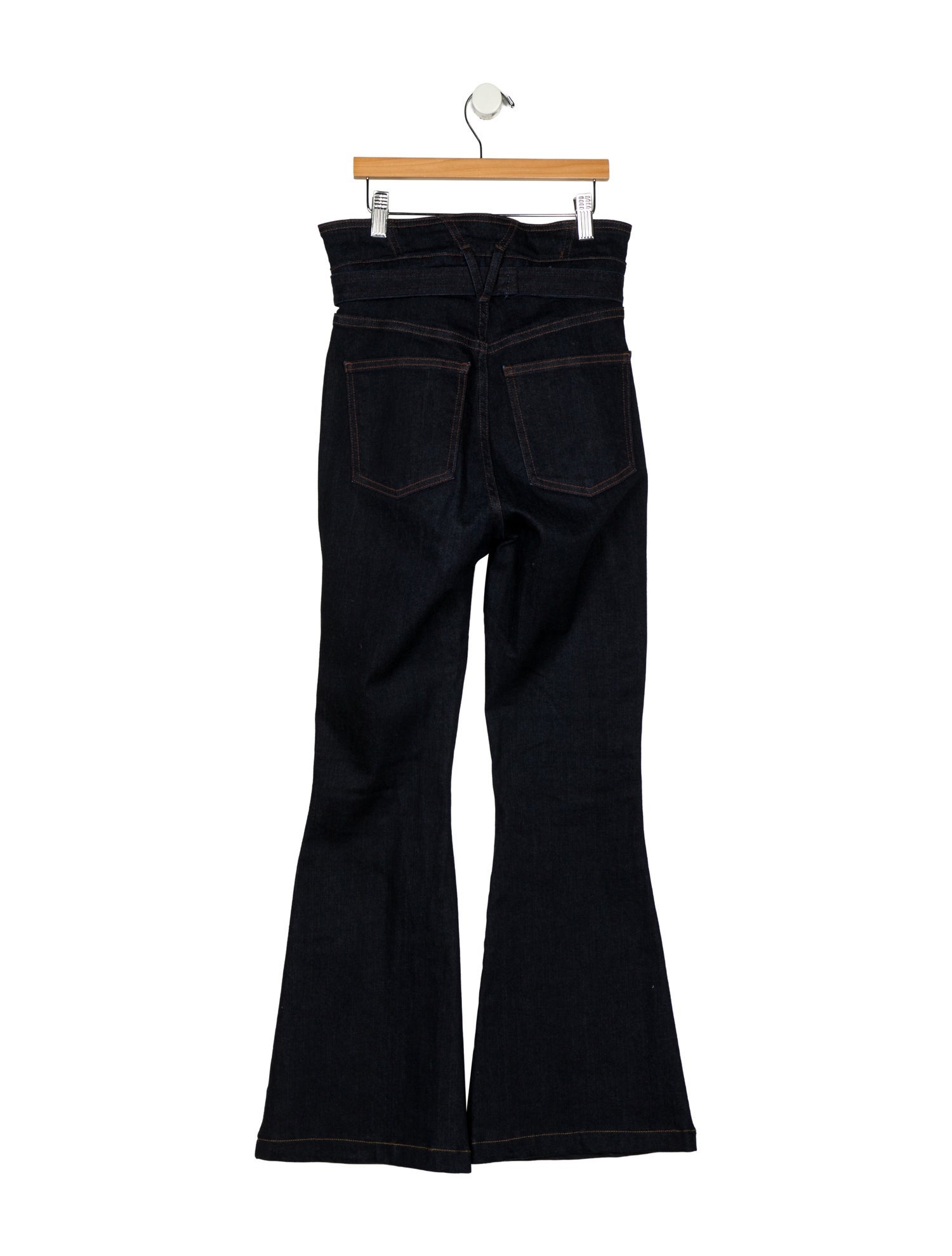 Veronica Beard High-Rise Wide Leg Jeans