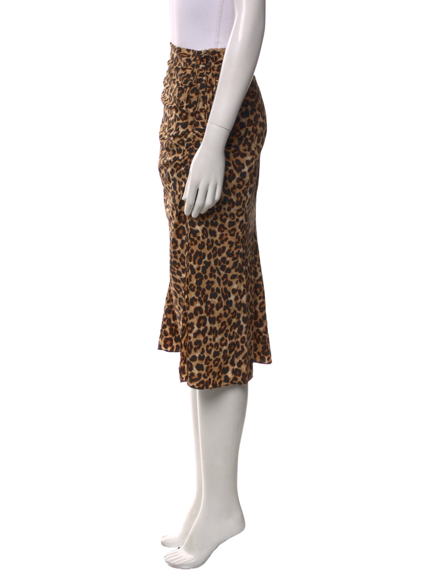 Veronica Beard Silk Knee-Length Skirt