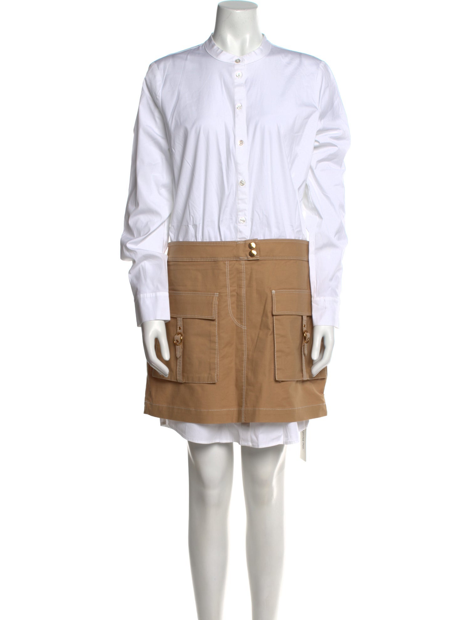 Veronica Beard Crew Neck Mini Dress