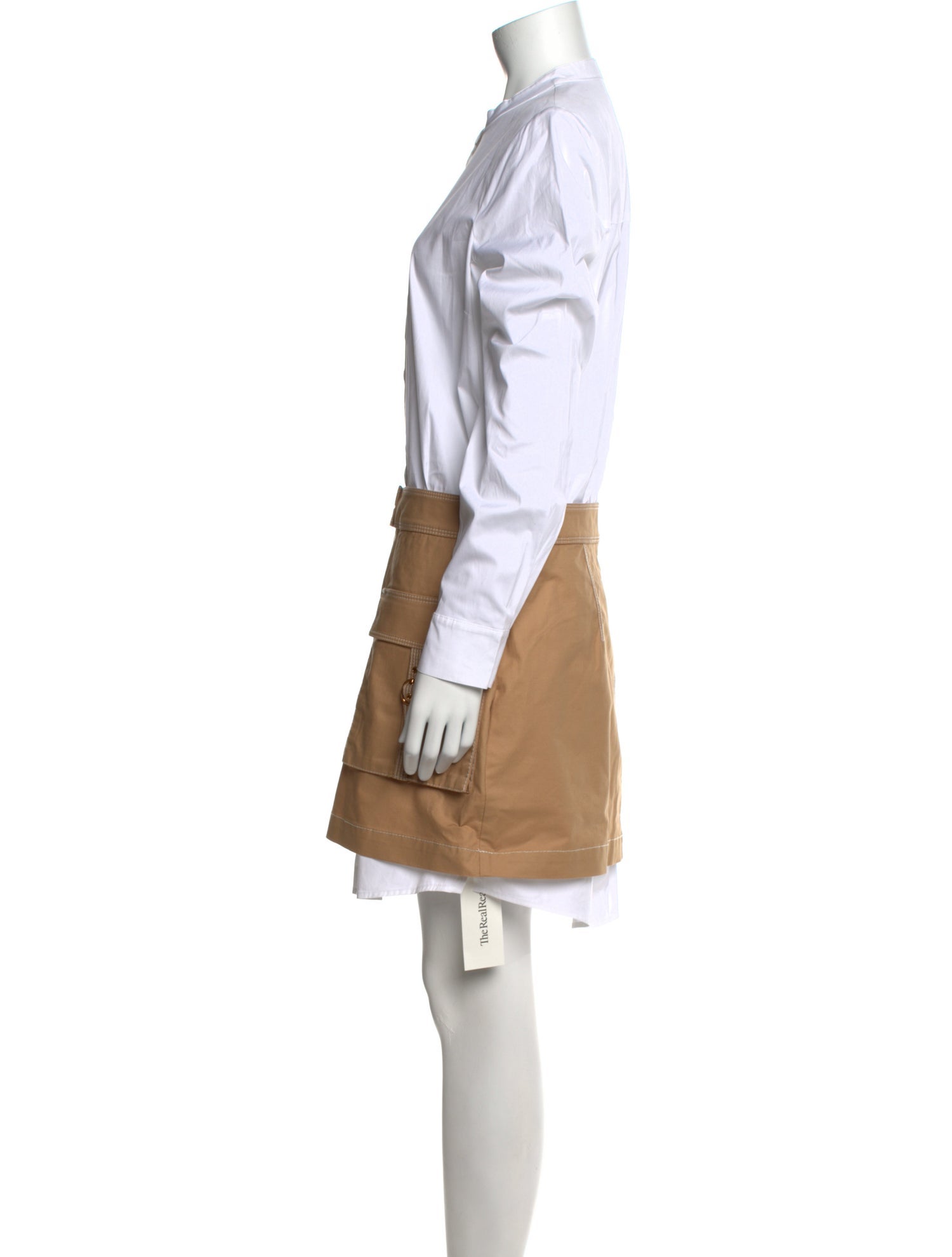 Veronica Beard Crew Neck Mini Dress