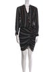 Veronica Beard Striped Knee-Length Dress