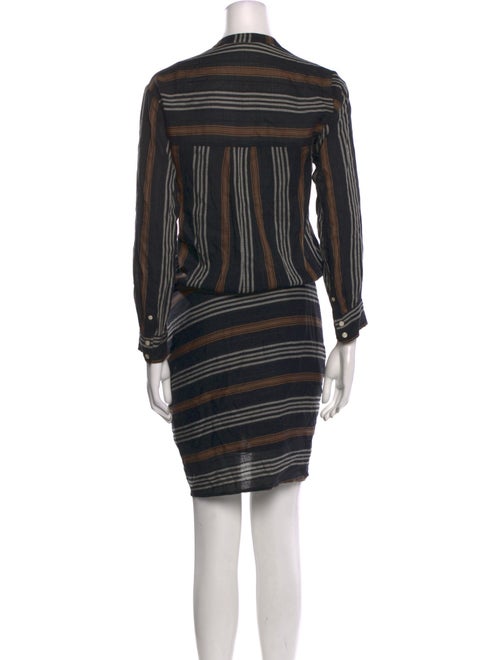 Veronica Beard Striped Knee-Length Dress