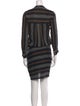 Veronica Beard Striped Knee-Length Dress