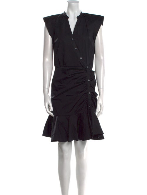 Veronica Beard V-Neck Mini Dress