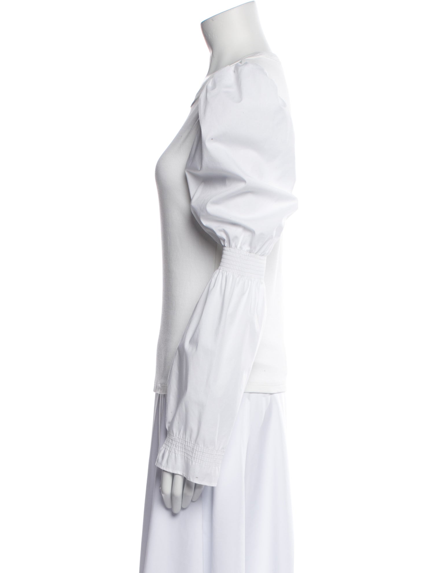 Veronica Beard Crew Neck Long Sleeve Top