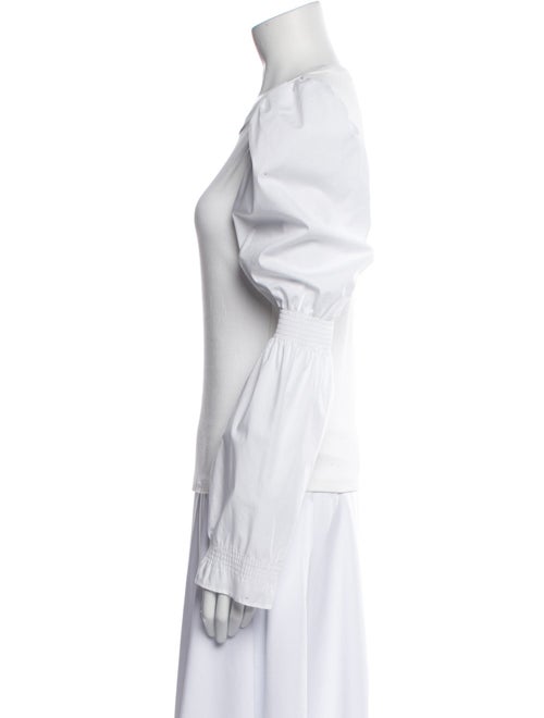 Veronica Beard Crew Neck Long Sleeve Top