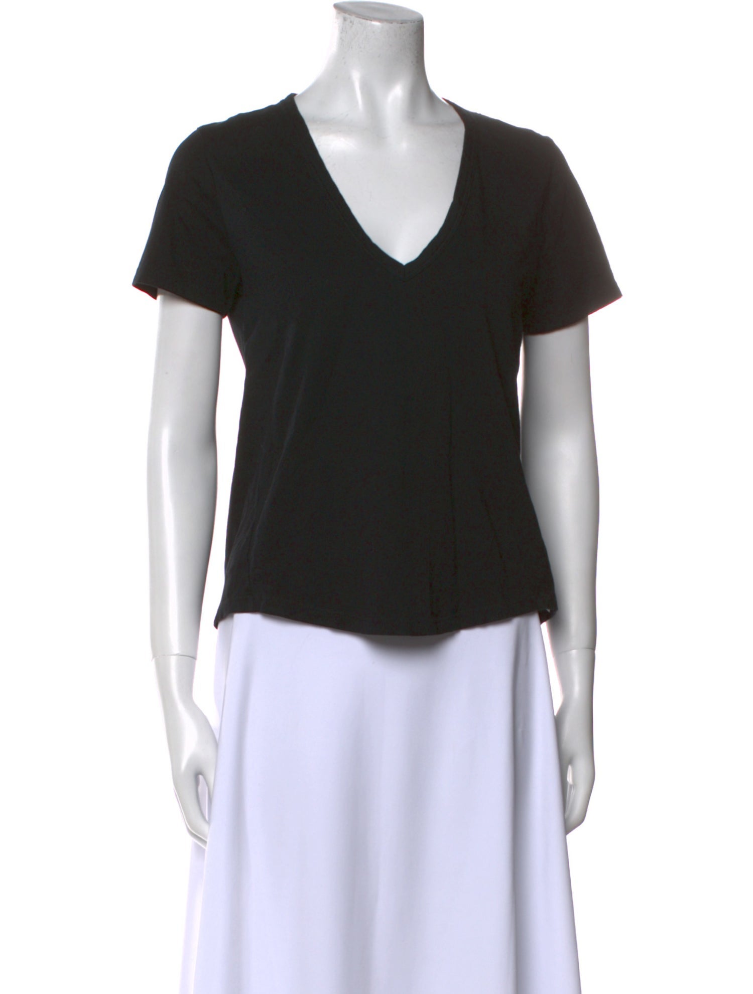 Veronica Beard V-Neck Short Sleeve T-Shirt