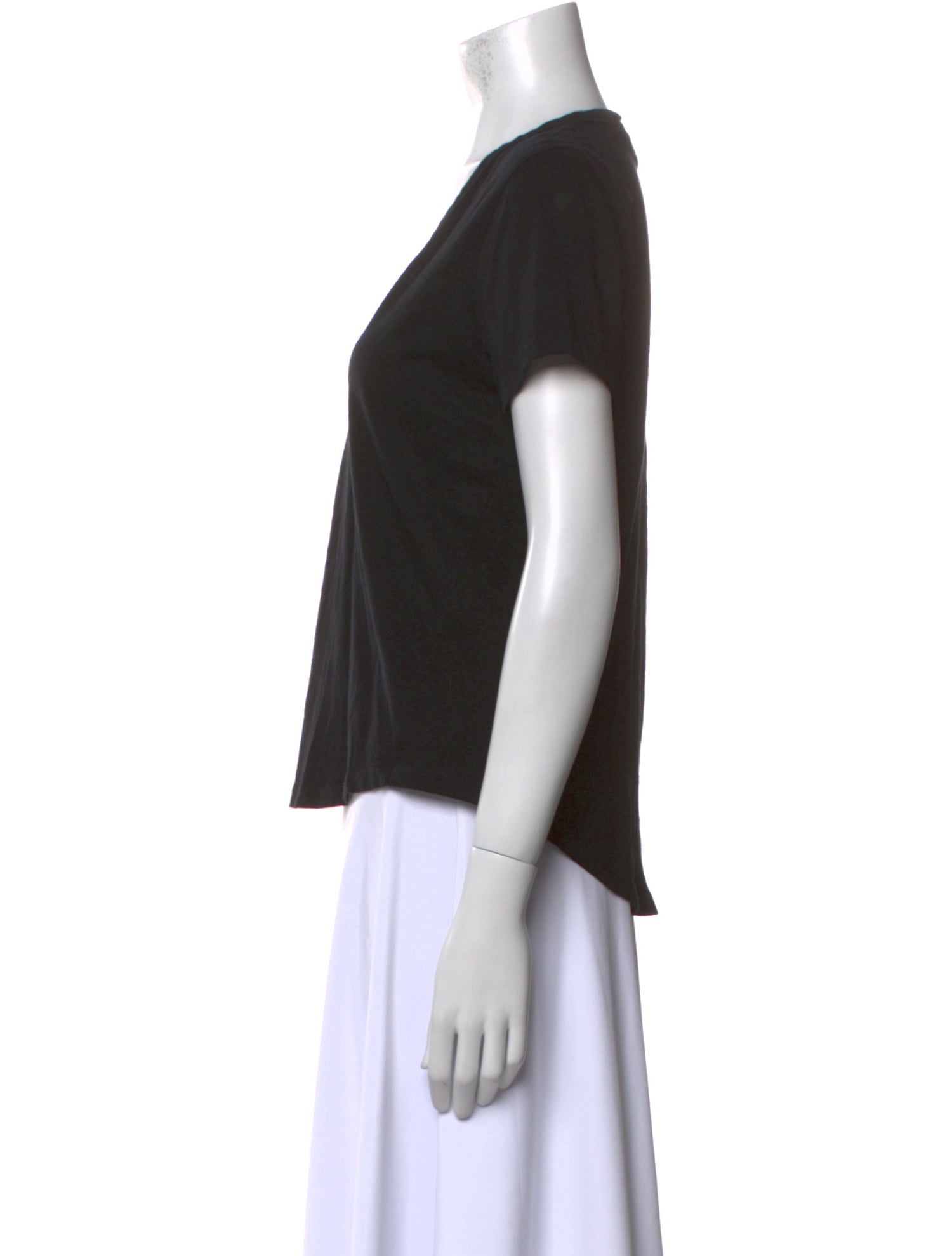 Veronica Beard V-Neck Short Sleeve T-Shirt