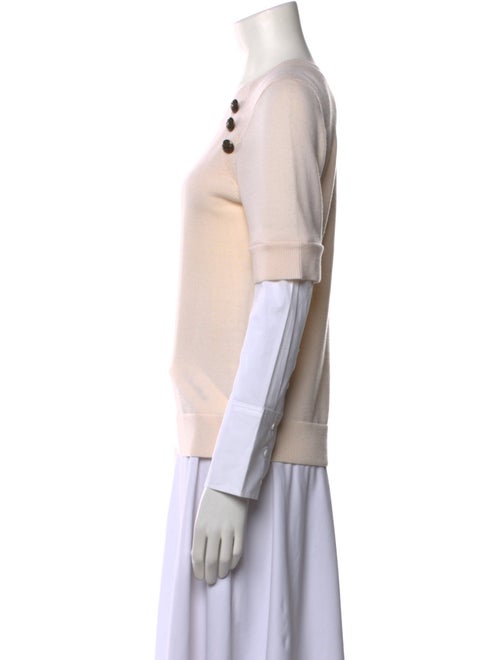 Veronica Beard Merino Wool Scoop Neck Sweatshirt