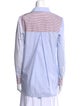Veronica Beard Striped Long Sleeve Button-Up Top