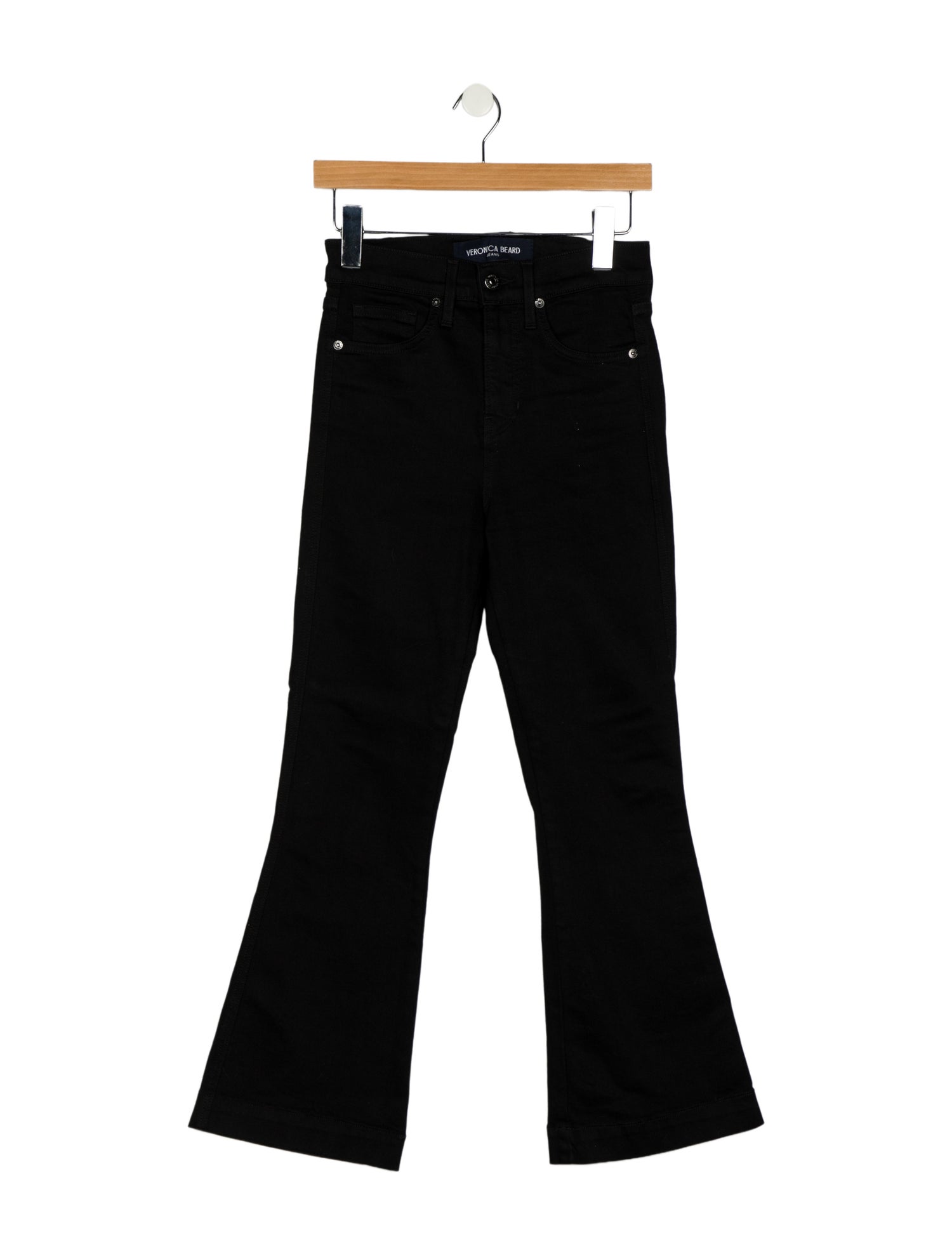 Veronica Beard High-Rise Wide Leg Jeans