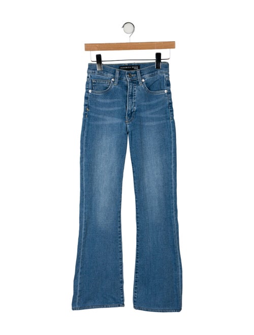 Veronica Beard Mid-Rise Straight Leg Jeans