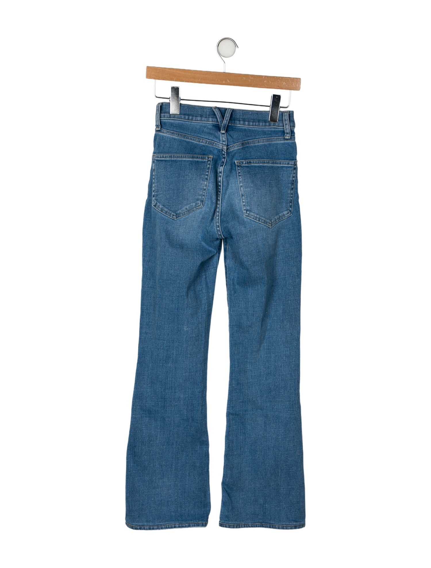 Veronica Beard Mid-Rise Straight Leg Jeans