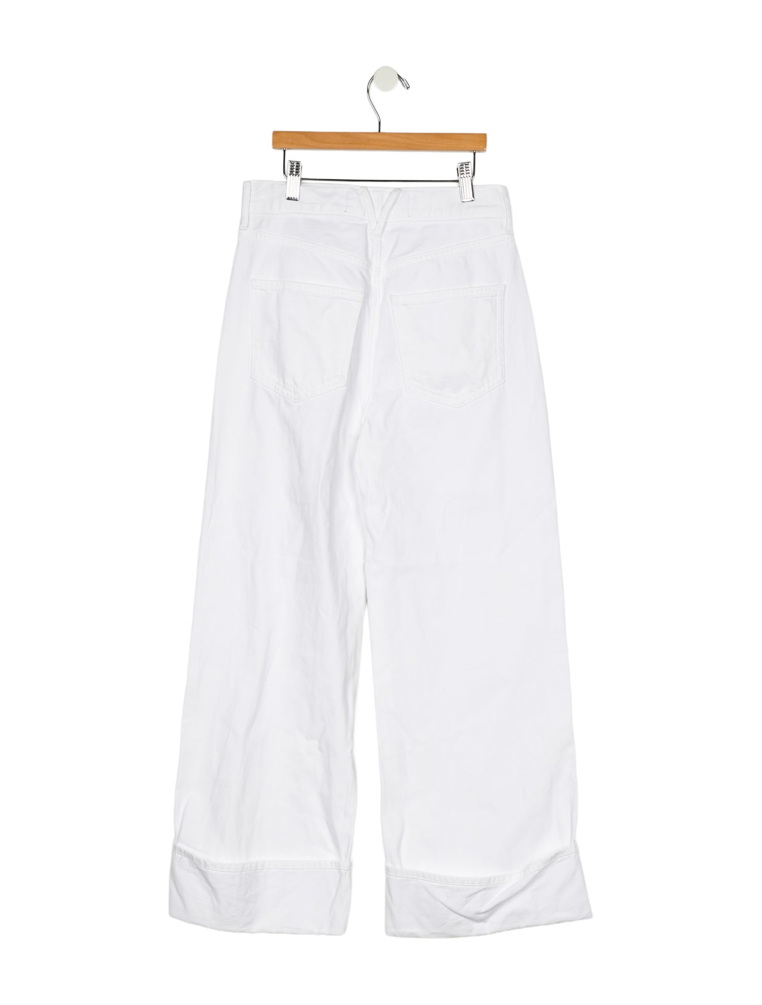 Veronica Beard Mid-Rise Wide Leg Jeans