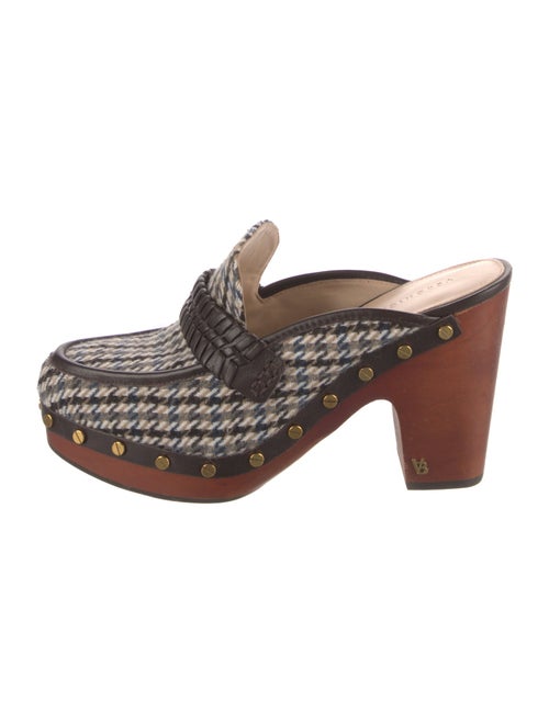 Veronica Beard Printed Studded Accents Slides