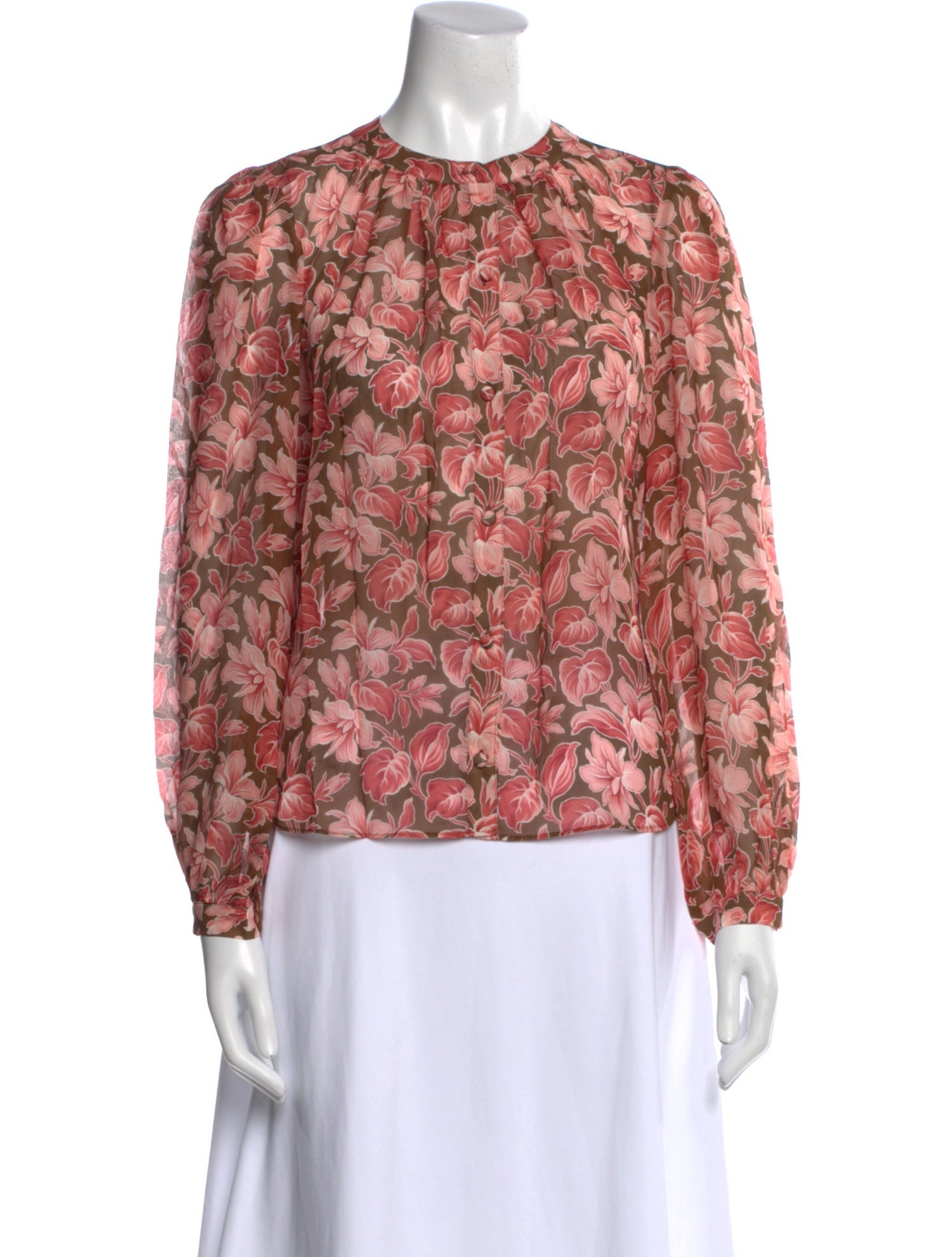 Veronica Beard Silk Floral Print Blouse w/ Tags