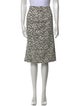 Veronica Beard Animal Print Knee-Length Skirt