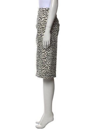 Veronica Beard Animal Print Knee-Length Skirt