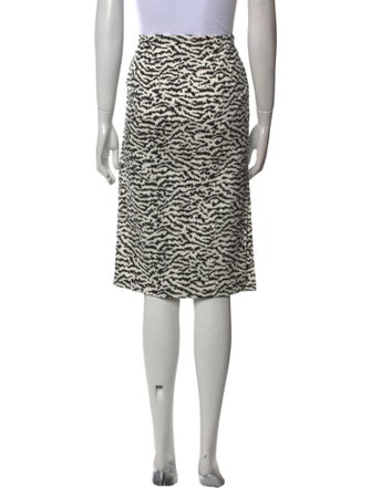 Veronica Beard Animal Print Knee-Length Skirt