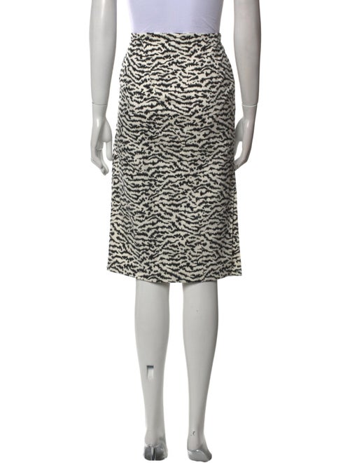 Veronica Beard Animal Print Knee-Length Skirt