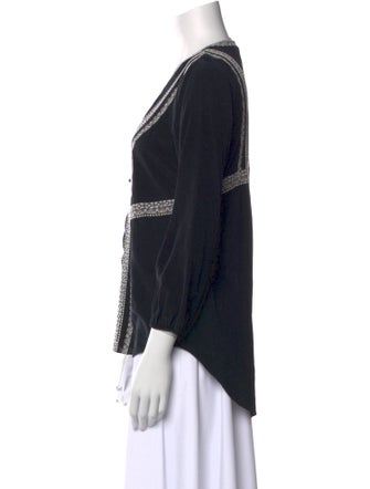 Veronica Beard Silk Printed Tunic